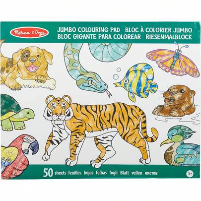 ¡RecomendadoMelissa & Doug Bloc Extragrande de Colorear con Animales, Actividades Para Niños, Artes y Manualidades (50 Hojas, 27.94 cm x 35.56 cm)¡Top de Temporada