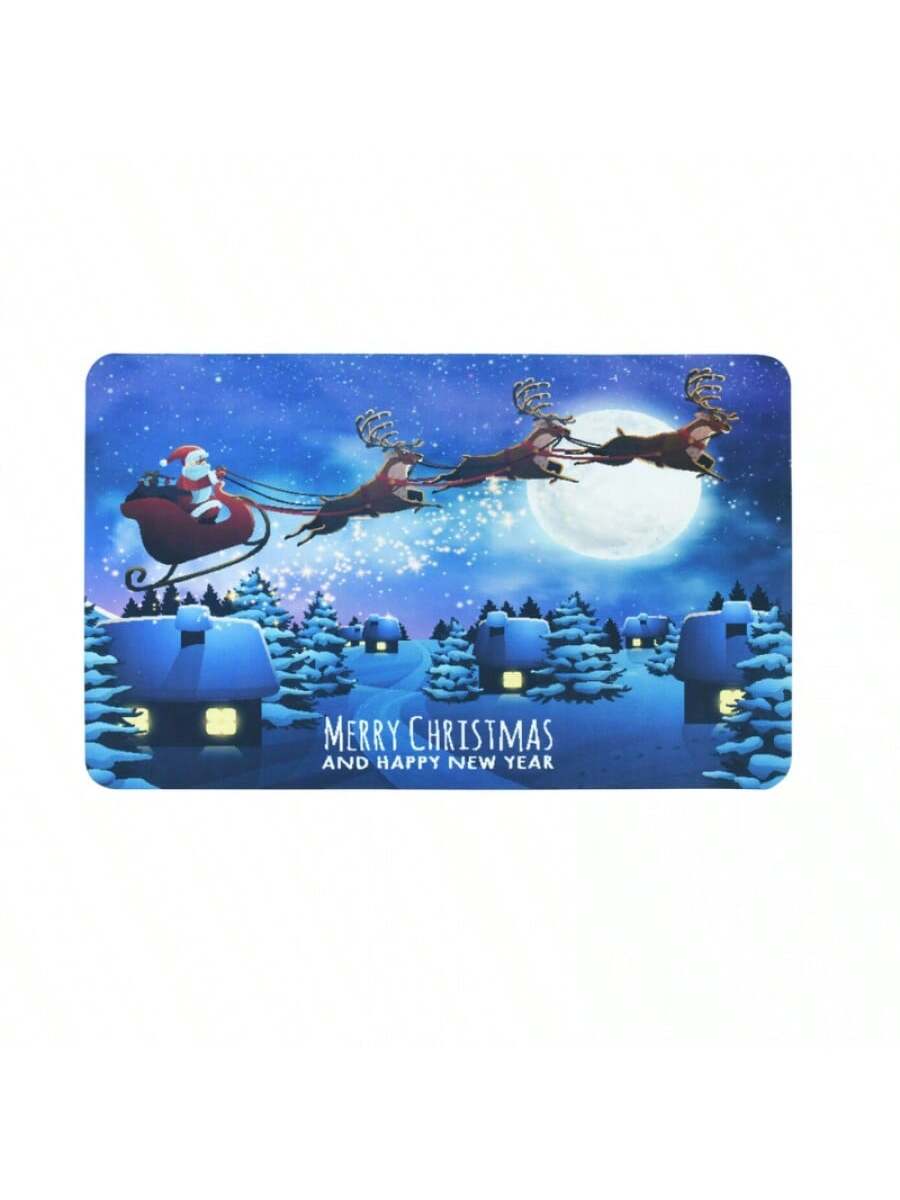 Alfombra de tierra de diatomeas 48*78 - Estilo navideño