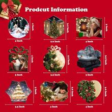 Sublimation Blank Ornaments 4Inch Round Aluminium Haning Ornament 20 PCS Bulk For  Crafting DIY And Chritsmas Tree Decoration - White - View 2