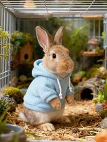 Small Pet Clothes, Rabbit Clothes, Cute Guinea Pig Hooded Sweatshirt - Warm Pet Clothing Suitable For Kittens, Ferrets And Other Small Animals