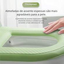 Waterproof Toilet Seat Cover – Seat Protection, Bathroom Accessory - Rosa - Ver 2