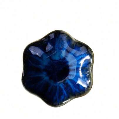 1 Piece Of Pottery For Floral Design - Multi-Purpose Collection, For Beads, Chemicals, Spoons - Yellow, Pink, White And Spotted - Bathroom, Room, Room And Home Furnishings, Bathroom Accessories, Furniture, Small Item Holders, Furniture, Bead Towers