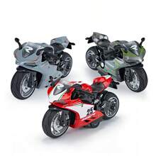 Ducati Motorcycle Die-Cast Replica 1:12 - Sound & Light Collection Toy, Ideal Gift For 3+ Kids On Christmas/Birthday (3 Colors, 1pc)