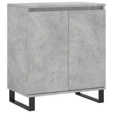 Credenza vidaXL Grigio Cemento 60x35x70 cm Materiale a base di legno - Multicolore - Visualizzare 2