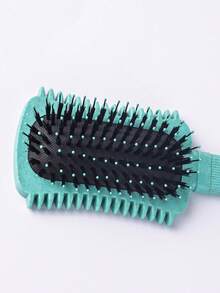 2/1pc Curling Hair Brush, Easy Styling For Defined Curls And Waves, Effective Edge Design, Medium Width Side Edges Effectively Separate And Style Curly Hair, Suitable For Dry And Wet Hair, For Men And Women, Reduces Frizz, Easy Styling At Home Or Travel (Pink, Purple, Green) - Multicolor - View 8