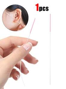 Kit de cuidados para orelha com 120/60 peças, inclui 60 fios de limpeza para piercings, limpador de piercing com haste de limpeza, remove odores e sujeira, adequado para homens e mulheres, previne obstruções, pode ser usado para decoração de casa, viagens, casamentos, festas, presentes de aniversário, presentes de Ano Novo, acessórios, presentes divertidos, escola, volta às aulas, itens essenciais de viagem, itens essenciais para casa, limpador de orelha. - Multicolorido - Ver 10