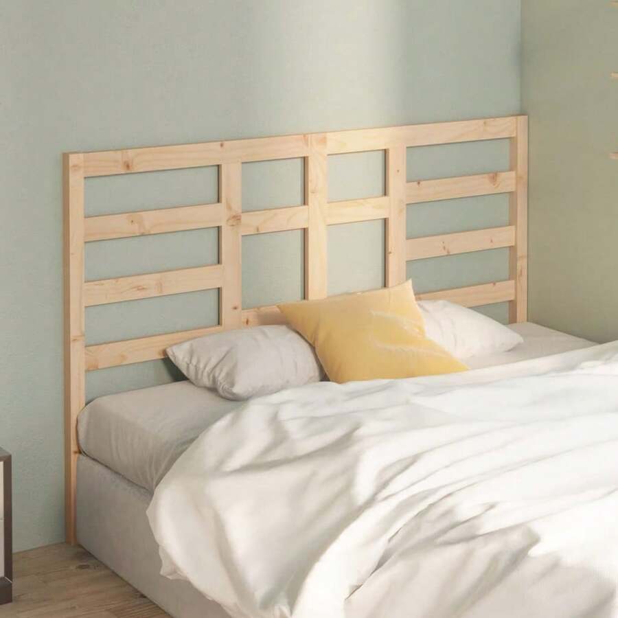 Cabecero vidaXL de 126x4x104 cm, madera maciza de pino. - Multicolor - Ver 1
