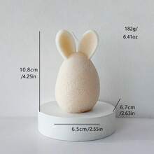 1pc Easter Egg, Easter Bunny Shaped Scented Candle, Smokeless Candle For Home Decor, Room Decor, Bedroom, Party, Dining Table, Kitchen, Restaurant, Birthday, Holiday Decoration - Multicolor - View 10