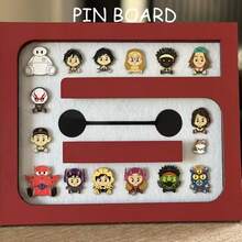 一套 6 个带图钉的软木板：超大公告板，适用于办公室 - 0.4 英寸厚的软木板方块，适用于办公室、学校、家庭备忘录和照片墙。