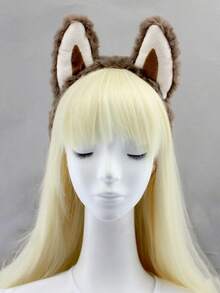 Demon Bubu Plush Headband - Cute Beast Ear Hairband With Animal Ears. Mischievous Monster Costume Accessory For Cosplay. Soft Plush Material For Themed Parties. Perfect For Photoshoots And Fantasy Events.,Valentine's Day Costume