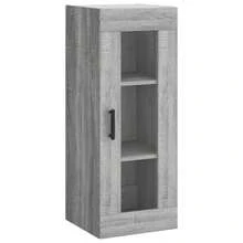 Armario de pared vidaXL en gris Sonoma, 34,5 x 34 x 90 cm. - Multicolor - Ver 2