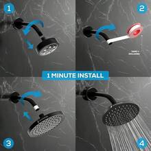 Ear Protection - Midnight Black Matte - ทรงกลมขนาด 8 นิ้ว - ดู 4