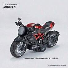 Ducati Motorcycle Die-Cast Replica 1:12 - Sound & Light Collection Toy, Ideal Gift For 3+ Kids On Christmas/Birthday (3 Colors, 1pc)