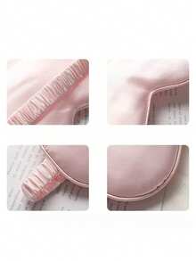 A Sleep Mask With An Elastic Travel Strap, Breathable, Suitable For Travel, Naps, Flights, Short Rests, And A Good Night's Sleep. Available In Five Colors, Reliable And Risk-Free. - màu xanh lá - Xem 2