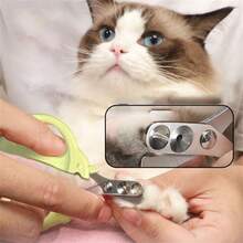 Pet Nail Clippers Nail Trimmers For Cats Dogs Grooming Tools, No Light No Battery - Multicolor - View 4