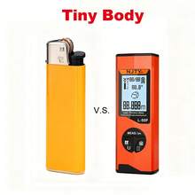 NJTY 1pc 50m Laser Distance Meter With Electronic Angle Sensor Level, Laser Rangefinder Wheel Ruler, Suitable For Home Decor, Construction, Woodworking And DIY