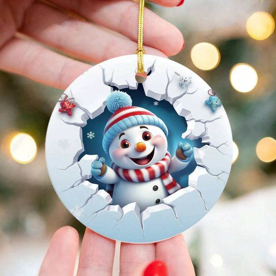 Christmas Tree Ornaments Christmas Acrylic Pendant Christmas Tree Pendant Decoration Christmas Pendant - 4 - View 1