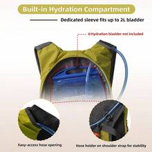 20L Hiking Backpack, Lightweight Durable Waterproof Daypack Men Women, Camping, Hiking, Travel, Cycling, Motorcycle - màu xanh lá - Xem 5