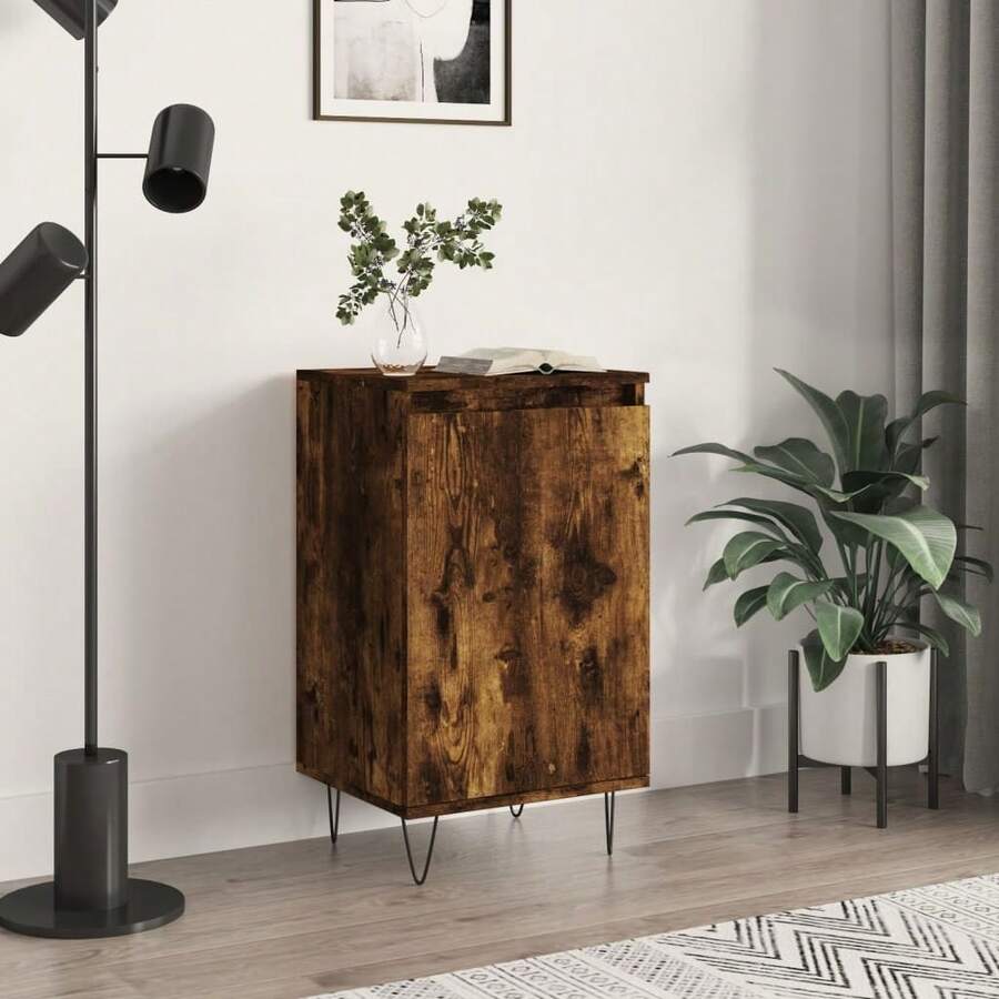 Credenza vidaXL in rovere affumicato 40x35x70 cm Materiale a base di legno - Multicolore - Visualizzare 1