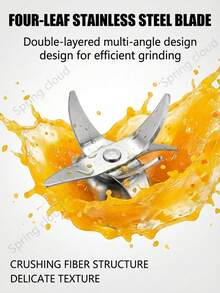 Máy xay sinh tố cá nhân SOKANY 185 1 chiếc, máy xay đa năng, máy nghiền thực phẩm, máy ép trái cây, công nghệ xung nhịp, thích hợp để xay, trộn, làm sinh tố và nghiền đá. - Phích cắm loại C của EU (220-240V) - Xem 7