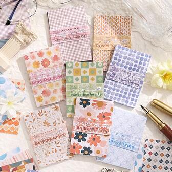 Bloc de notas vintage, escritura emocional, material de papel para scrapbooking y manualidades DIY