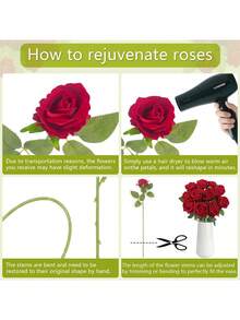 12 szt. czerwonych róż, sztuczne kwiaty, prawdziwe aksamitne kwiaty z łodygami, hurtowo do dekoracji domu DIY, na wesele, imprezę, walentynkowe prezenty, sztuczna róża