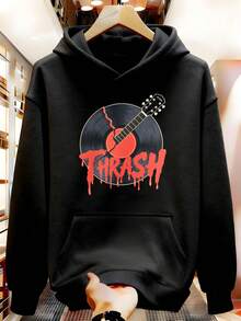 IRZB Men's Streetwear Hoodies - Black - View 1
