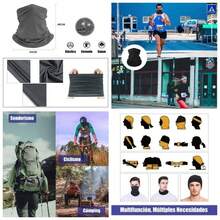 DQST Bandanas Deportivas 4 Packs para Hombre y Mujer. Proteccin El Viento y Los Rayos, Sedoso y Elstico, Adecuado para Deportes, Ciclismo, Motocicleta, Montaismo, Esqu, etc. - 4 Colores A - Ver 1