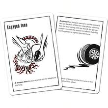 . Black Stories English 50 Creepy Mysteries - Juego de Rompecabezas con Variante de Juego y fichas de puntuacin, Juego de Rompecabezas para Adolescentes y Adultos - Con fichas de puntos - Ver 4