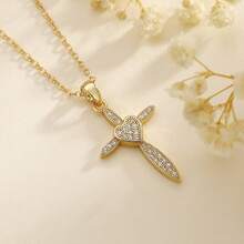Heart-shaped Cross Pendant