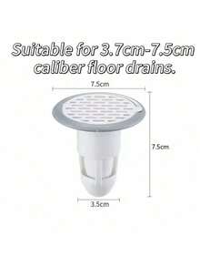 1pc Drain Deodorizer, Sewer Odor Eliminator, Kitchen Cockroach Blocker, Toilet Bathroom Odor Remover, Adjustable Size Drain Stopper - Multicolor - View 1