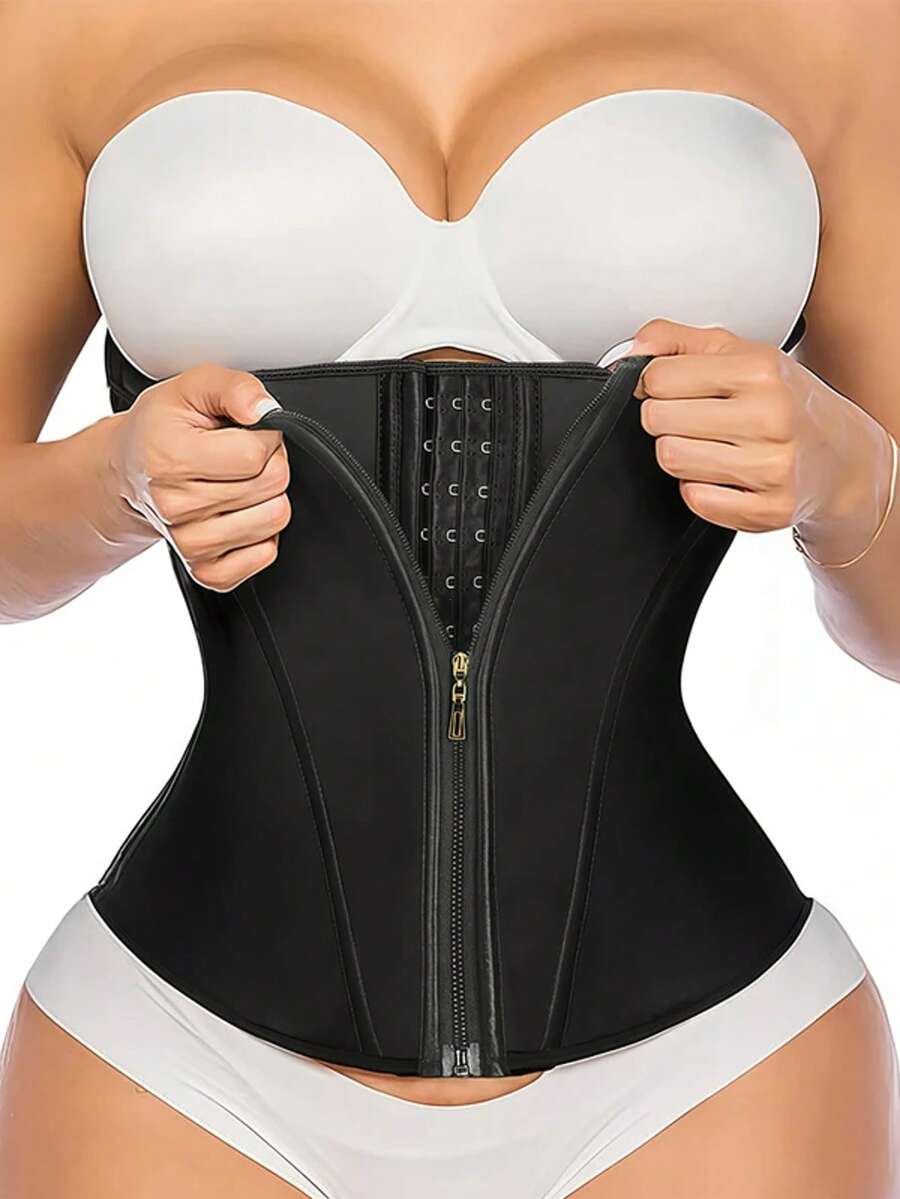 Waist Shapewear, Women's Waist And Abdomen Shaping Corset, Abdominal Control Waistband, Tight Shaped Flat Belly Shapewear - 黑色 - 查看 1