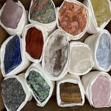 11/13颗天然水晶石，玛瑙水晶晶洞，矿物标本，水晶石礼盒套装，地质历史礼品，DIY项目游戏，水晶采矿装饰，情人节礼物，水晶礼品 - 1套隨機 - 查看 10