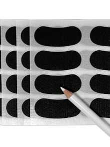 Franklin Sports Calcomanías Negras para los Ojos, Personalizables con lápiz - Negro - Ver 4