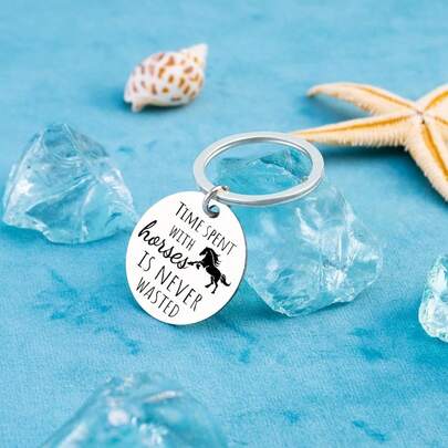 1pc Horse Keychain Horse Stuff Horses Bag Charm For Girl Best Gifts For Horses Lovers Equestrian Trainer Gifts For Friend Horsess Jewelry For Girls Women