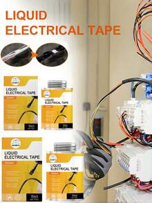 1 Roll Liquid Insulation Tape, Waterproof, Can Replace Heat-Shrink Insulation Tape And Liquid Insulation Flame Retardant Tape - Multicolor - View 2