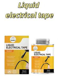 1 Roll Liquid Insulation Tape, Waterproof, Can Replace Heat-Shrink Insulation Tape And Liquid Insulation Flame Retardant Tape - Multicolor - View 13