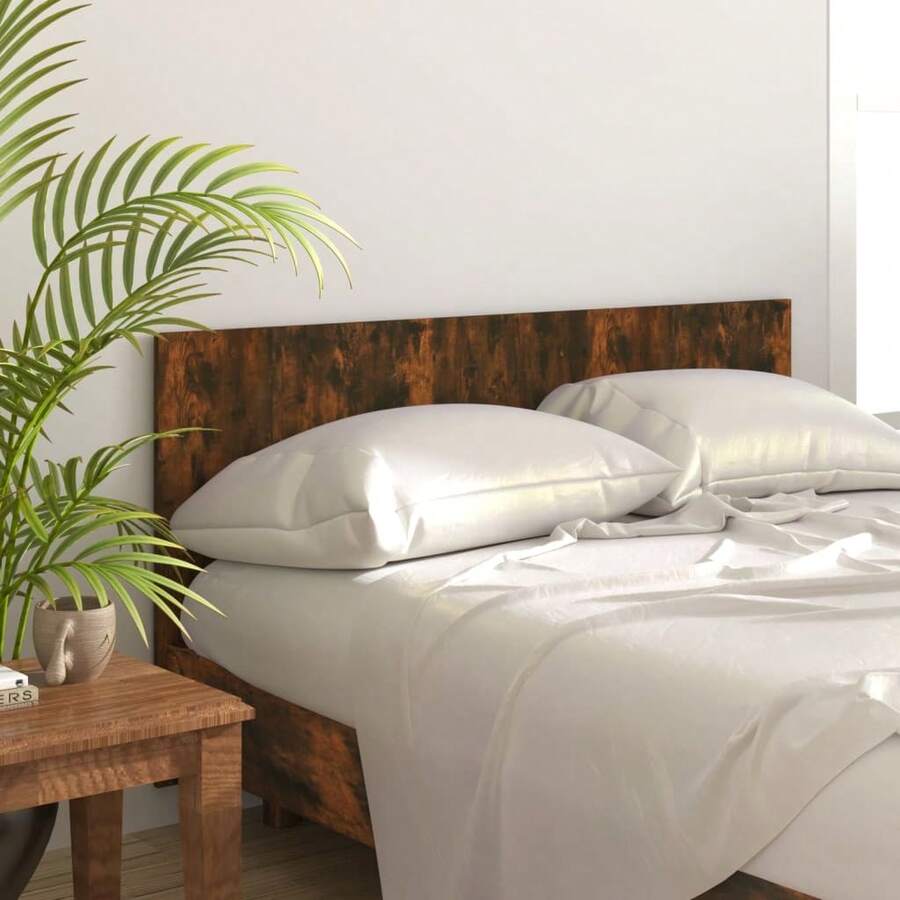 Testiera vidaXL in rovere affumicato, 160 x 1,5 x 80 cm, legno composito - Multicolore - Visualizzare 1