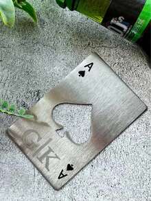 Personalizowany otwieracz do butelek ze stali nierdzewnej w rozmiarze karty kredytowej, kreatywny kształt karty do gry, odpowiedni do baru i restauracji, prezent w postaci otwieracza do butelek piwa, prezent świąteczny, prezent urodzinowy, prezent na Walentynki, prezent dla drużby, dodatek ślubny, odpowiedni na prezent dla ojca, dziewczyny, chłopaka, rodziny, przyjaciół, współpracowników, kolegów z klasy, nauczycieli - Wielokolorowe - Zobacz 6