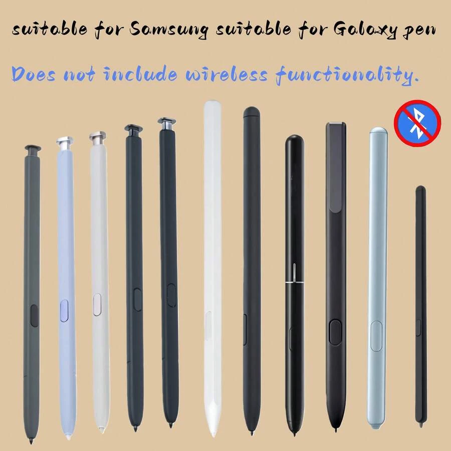 适用于三星 Galaxy S25 Ultra/S24 Ultra/S23 Ultra/S22 Ultra/Fold7/Fold6/Fold5/Fold4/Fold3/Note20 Ultra/Note20/Note10+/Note10 的手写笔，兼容三星 Galaxy Tab S11/S10/S9/S8/S7/S6/S4/S3 系列触摸屏的手写笔，磁吸式手写笔 [无无线功能] - 彩色 - 查看 1