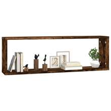 Mensole a muro vidaXL, 4 pezzi, rovere affumicato, 80 x 15 x 26,5 cm - Multicolore - Visualizzare 3