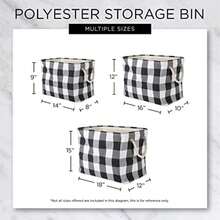 Bone Dry - Cesta de almacenamiento de juguetes y accesorios para mascotas DII para decoración del hogar y uso diario, gris (gris con rayas redondas)(Rectangle Large Marina de rayas) - Multicolor - Ver 7