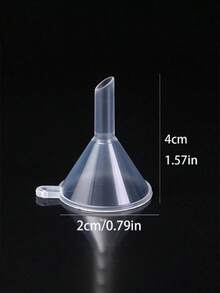 Tub gol de rimel de 0,34 oz cu set de baghete pentru gene - Recipient premium pentru cremă de gene cu mini pâlnii și dopuri de scurgere, plastic ABS, perfect pentru toate tipurile de piele, baghetă pentru rimel, recipient reîncărcabil din plastic alb-negru, potrivit pentru casă și călătorii, portabil și reutilizabil, cosmetice portabile, design la modă, tub de rimel din plastic, machiaj de călătorie, machiaj reutilizabil - Multicolor - Vizualizare 12
