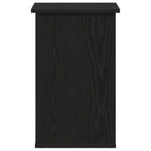 Tavolino laterale vidaXL in rovere nero, 35 x 35 x 55 cm, materiale a base di legno. - Multicolore - Visualizzare 7