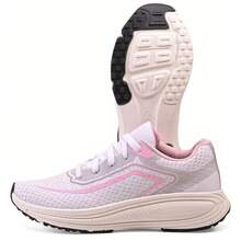 Comfortable Sports Shoes For Gym, Walking, Running 149a - White and Pink - View 3