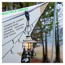 重型锁扣式篷布夹，适用于遮阳篷、户外露营、房车遮阳篷和汽车罩