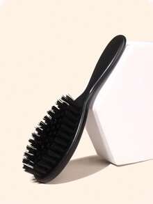 光滑背梳 - 男女通用，适用于细软至中等发质，打造各种发型 - 抚平毛躁碎发，打造光滑马尾/发髻，清洁胡须，梳理头发，美发工具，美发产品及配件，理发沙龙美容旅行必备，男女通用头发和胡须刷，光滑背梳造型工具，便携式梳子 - 彩色 - 查看 1