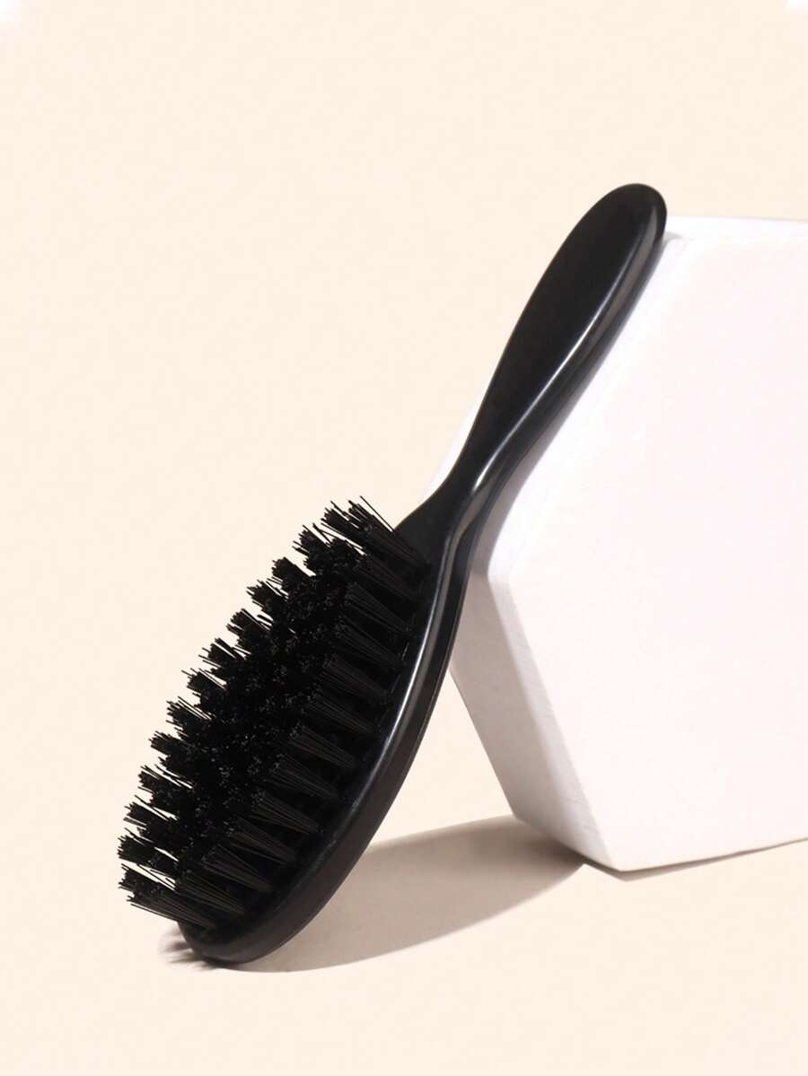 光滑背梳 - 男女通用，适用于细软至中等发质，打造各种发型 - 抚平毛躁碎发，打造光滑马尾/发髻，清洁胡须，梳理头发，美发工具，美发产品及配件，理发沙龙美容旅行必备，男女通用头发和胡须刷，光滑背梳造型工具，便携式梳子 - 彩色 - 查看 1