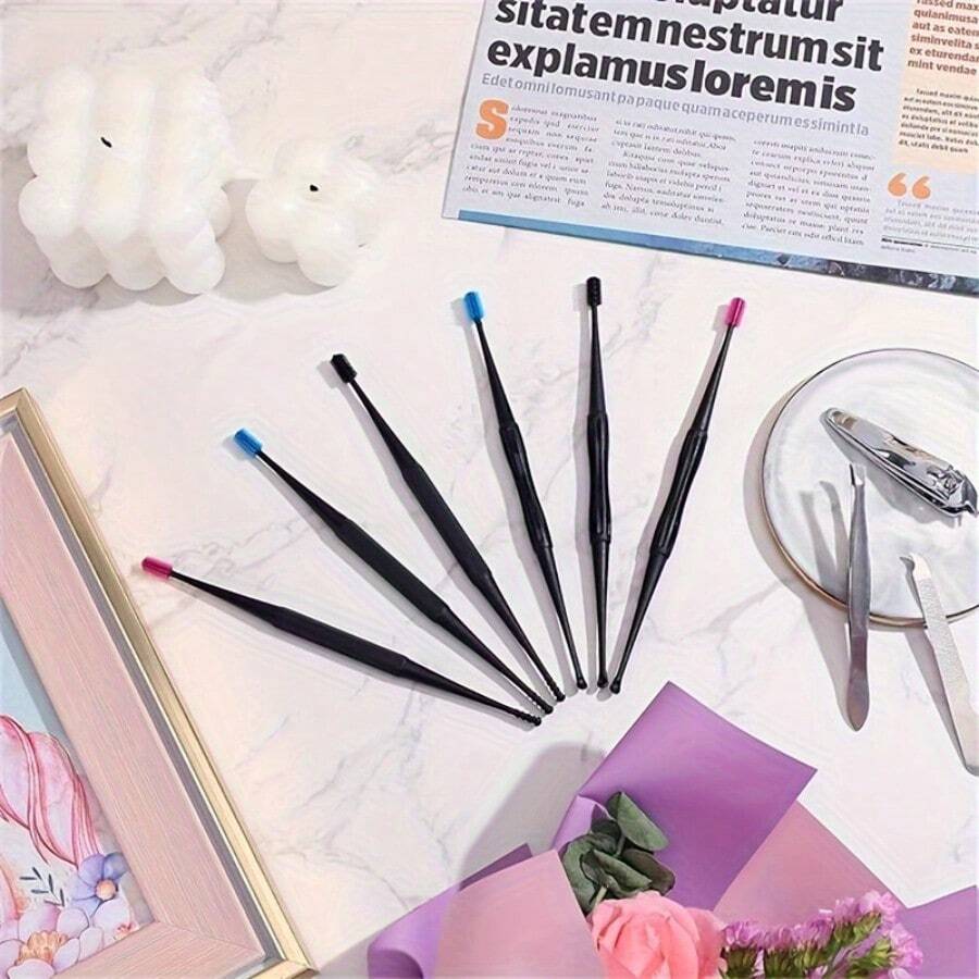 Kit de eliminación de cera de oído de silicona suave - Juego de limpiador de oído en espiral - Herramientas reutilizables de cuidado del oído para una eliminación suave de la cera del oído, sin necesidad de batería, herramienta de eliminación de cera del oído - 1 pieza aleatoria - Ver 1