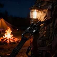 1pc Tent Rope Tensioner | Heavy Duty Aluminum Alloy, Self-Locking, Windproof, Suitable For Camping And Sun Shading - Multicolor - View 6